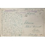 Pocztówka vintage z reprodukcją: Jehudo Epstein, Żółta chmura, 1913/1915 (?)