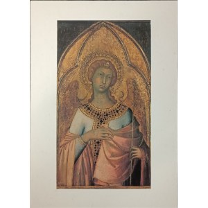 Pocztówka z reprodukcją: Simone Martini, Anioł, Zamek królewski na Wawelu