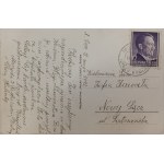 Pocztówka okolicznościowa vintage, wyd. Nauka i sztuka, Kraków, 1942