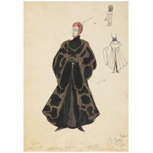 Jozef Szajna (1922 Rzeszow - 2008 Warsaw), Ross' costume design for Macbeth, 1970