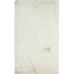Amedeo Modigliani (1884-1920), Frau mit Hut, 1959