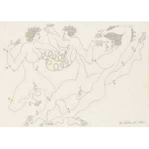 Jan Dobkowski (born 1942 Lomza), Erotic Scene, 1993