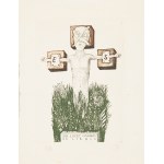 Stasys Eidrigevicius (ur. 1949 Mediniškiai/Litwa), Ex libris Stasys Eidrigevicious, Słońce świeci dla wszystkich, 1976 r.