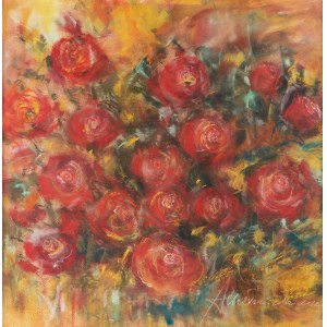 Anna Chelmicka (b. 1950), Roses, 2012