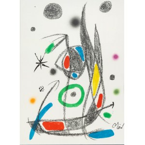 Joan Miró (1893 Barcelona - 1983 Palma de Mallorca), Kompozícia zo série Maravillas Con Variaciones Acrosticas
