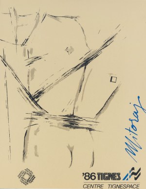Igor Mitoraj (1944 Oederan - 2014 Paryż), Plakat autorski, 1986