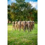 Magdalena Abakanowicz (1930 Falenty pri Varšave - 2017 Varšava), Caminando (súbor 20 figúr), 1998/99