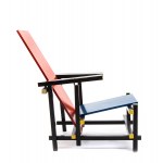Gerrit Rietveld, według (1888 - 1964), Krzesło Czerwono-niebieskie, lata 70. XX w.