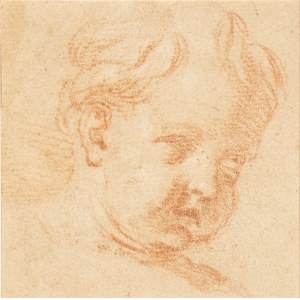 Scuola romana, XVII secolo, Head of a Child