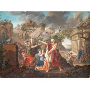 Artista neoclassico, primi decenni del XIX secolo, Scene from Antigone by Sophocles