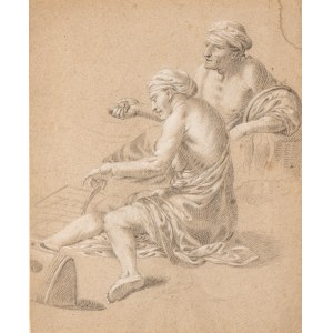 Artista napoletano, XVIII secolo, Pair of beggars