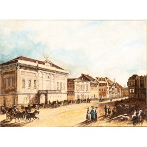 Artista lombardo, XIX secolo, Opera premiere at La Scala Theatre in Milan