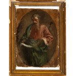 Artista bolognese, XVIII secolo, Figure of a prophet with scroll