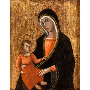 Scuola senese, XIV secolo, Virgin with Child