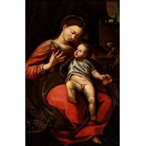 Correggio Antonio Allegri, Madonna with the Child or Madonna della Cesta