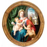 Raffaello Sanzio, The Madonna and Child with Saint John