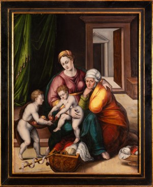 Giulio Romano Giulio Pippi, Madonna and Child, Saint Anne and Saint John, 