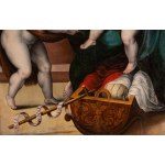 Giulio Romano Giulio Pippi, Madonna and Child, Saint Anne and Saint John, Madonna della gatta
