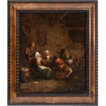 Artista fiammingo, XVII secolo, Merry company