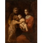 Il Pesarese Simone Cantarini, The Holy Family with Saint Elizabeth and Saint John the Baptist