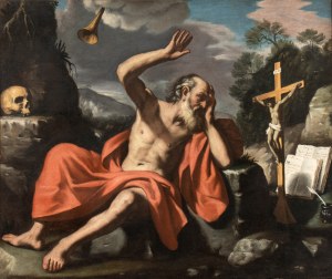 Guercino Giovanni Francesco Barbieri, Saint Jerome Hearing the Trumpet of the Last Judgment