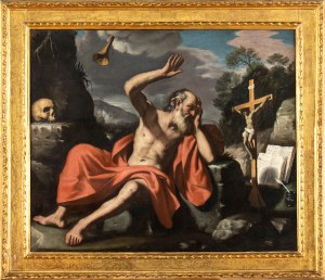 Guercino Giovanni Francesco Barbieri, Saint Jerome Hearing the Trumpet of the Last Judgment