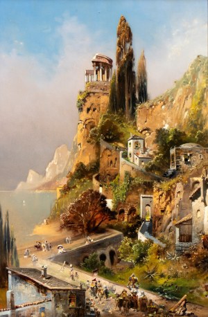 Robert Alott, View of Positano