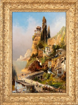 Robert Alott, View of Positano