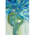 Anna Michalik (b. 1981), Three colors - Blue. Cornflower, 2016