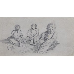 Piotr MICHAŁOWSKI (1800-1855), Children - a sketch