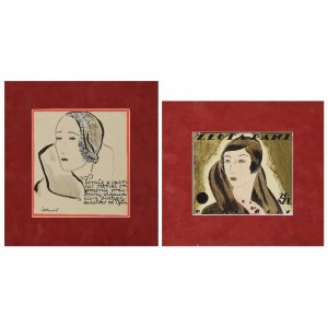 Janusz Maria BRZESKI (1907-1957), Set of two drawings, 1930s.