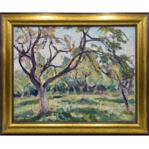 Wojciech WEISS (1875-1950), Apple trees in the orchard