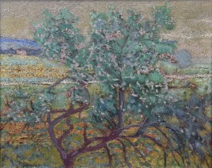 Czesław RZEPIŃSKI (1905-1995), Kwitnące drzewo
