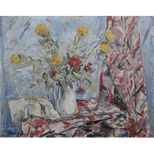 Alojzy SIWECKI (1912-1988), Martwa natura z kwiatami, 1964
