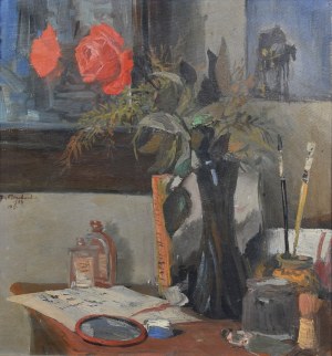Jerzy POTRZEBOWSKI (1921-1974), Imieninowa róża, 1964