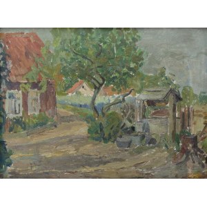 Maler unbestimmt, 20. Jahrhundert, Ländliche Landschaft