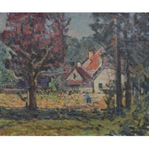 Mieczysław WĄTORSKI (1903-1979), Landscape with a house