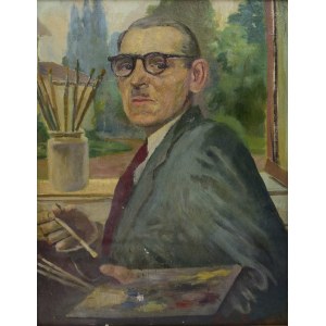 Roman SIEROSŁAWSKI, 19th / 20th century, Portrait of the artist