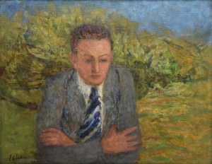 Eugeniusz EIBISCH (1895-1987), Portret Karola Zolicha, ok. 1945