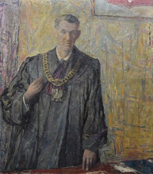 Alojzy SIWECKI (1912-1988), Portret sędziego, 1964