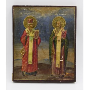 Ikone - Zwei Heilige: Modest und Blasius