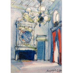 Andrzej Wajda (1926 - 2016), Palace Interior, Paris, inkography (edition 1/10), 2011