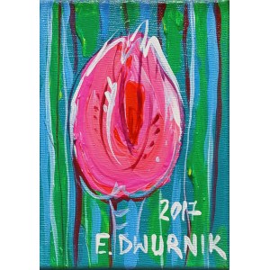 Edward Dwurnik (1943 - 2018), Tulipan, 2017