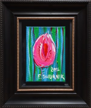 Edward Dwurnik (1943 - 2018), Tulipan, 2017