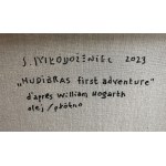 Stanisław Młodożeniec (ur. 1953), Hudibras first adventure (d'après William Hogarth), 2023