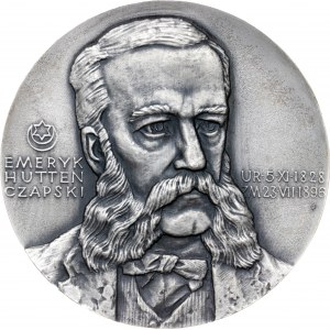 medal EMERYK HUTTEN CZAPSKI, 1978, srebro Ag, masa rzeczywista: 153 g