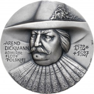 medal BITWA POD OLIWĄ, 1988, srebro Ag, masa rzeczywista: 155 g, nakład: nieznany