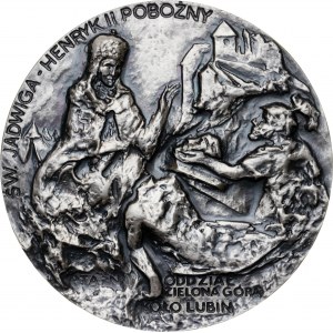 Medal 745 ROCZNICA BITWY POD LEGNICĄ, 1986, srebro Ag, masa rzeczywista: 136 g