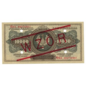 10 000 marek, 1922, WZÓR