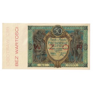 50 złotych, 1925, WZÓR